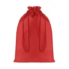 Duża bawełniana torba kolor czerwony