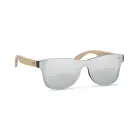 Okulary przeciwsłoneczne ALOHA - kolor srebrny błyszczący