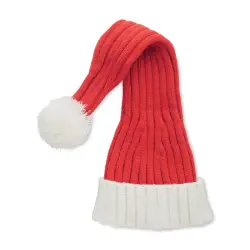 Długa czapka świąteczna - ORION - kolor czerwony