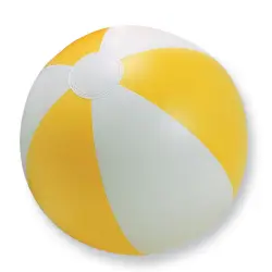 Playtime - Nadmuchiwana piłka plażowa - Kolor żółty