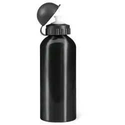 Metalowa butelka kolor czarny