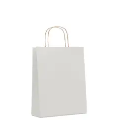 Średnia prezentowa torba  - kolor biały