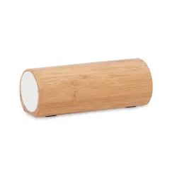 Bezprzewodowy głośnik, bambus  - kolor drewno