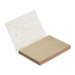 Zestaw kartek z nasionami  - kolor biały