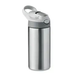 Butelka, 350ml - SHIKU WALL - kolor srebrny mat