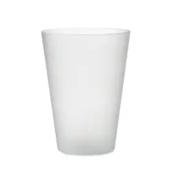Matowa szklanka PP 300ml - FESTA LARGE - kolor biały