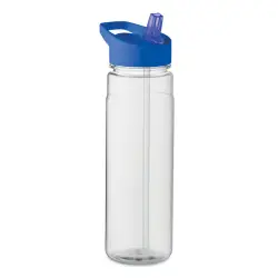 RPET butelka 650ml PP flip lid - ALABAMA - kolor niebieski