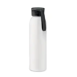 Butelka aluminiowa 600ml kolor biały/czarny