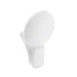 Lampka LED do selfie z klipsem kolor biały