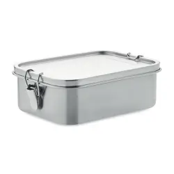 Lunch box ze stali nierdzewnej kolor srebrny