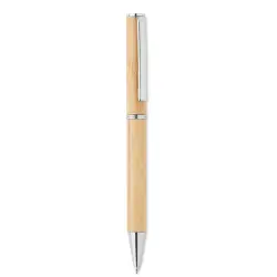 Bambusowy długopis wykręcany kolor drewniany