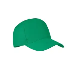 Czapka z daszkiem z RPET - SENGA - kolor zielony