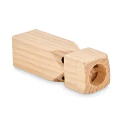 Drewniany gwizdek, pociąg kolor drewniany