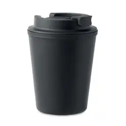 Kubek z recyklingu z PP 300 ml kolor czarny