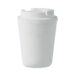 Kubek z recyklingu z PP 300 ml kolor biały