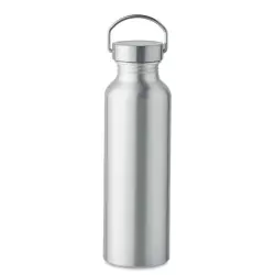 Butelka aluminiowa 500ml - ALBO - kolor srebrny