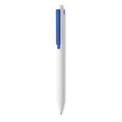Długopis z przyciskiem z ABS - SIDE - kolor niebieski