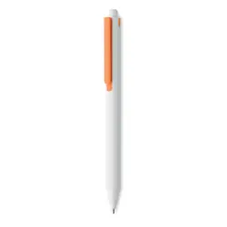 Długopis z przyciskiem z ABS - SIDE - kolor pomarańczowy