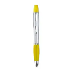 Rio Duo - 2w1 długopis i zakreślacz - Kolor żółty