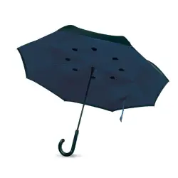 Dundee - Odwrotnie otwierany parasol - Kolor niebieski