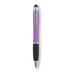 Długopis z lampką - RIOLIGHT - kolor różowy