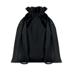 Średnia bawełniana torba  TASKE MEDIUM - kolor czarny