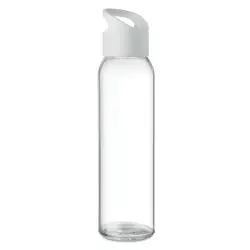Szklana butelka 500ml  PRAGA - kolor biały