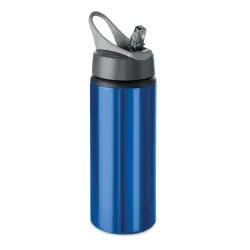 Butelka z aluminium 600 ml ATLANTA - kolor niebieski
