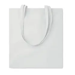 Bawełniana torba na zakupy COTTONEL COLOUR ++ - kolor biały