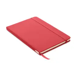 Notatnik A5, okładka 600D RPET NOTE RPET  - kolor czerwony