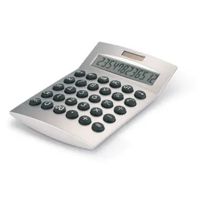 Basics - 12-to cyfrowy kalkulator - Kolor srebrny matowy