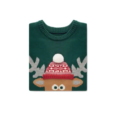 Sweter świąteczny S/M - SHIMAS - kolor zielony