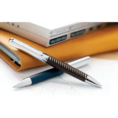 Premier - Długopis w aluminiowej tubie - Kolor czarny