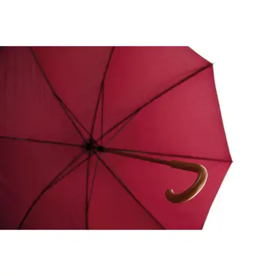 Cala - Parasol z drewnianą rączką - Kolor burgund