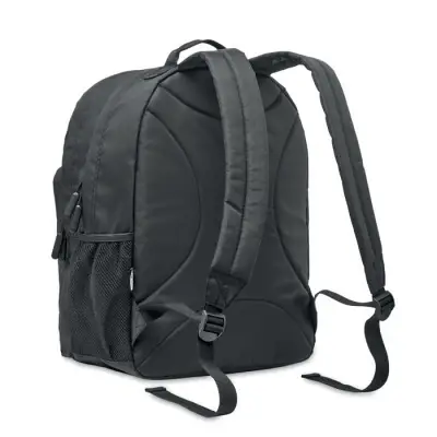 Plecak na laptopa 300D RPET - VALLEY BACKPACK - kolor czarny