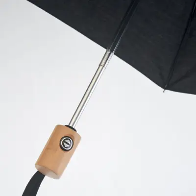 21-calowy składany parasol - DRIP - kolor czarny