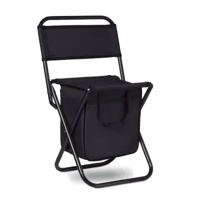 Składane krzesło/lodówka SIT & DRINK - kolor czarny