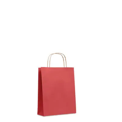 Mała torba prezentowa  - kolor czerwony