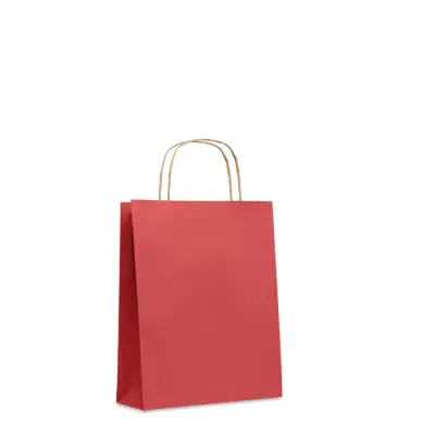 Mała torba prezentowa  - kolor czerwony