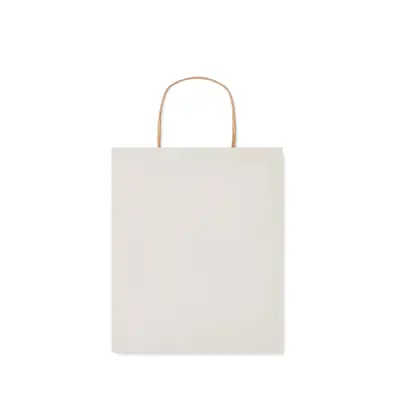 Mała torba prezentowa  - kolor biały