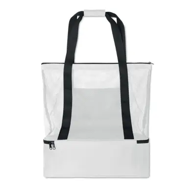 Siatkowa torba na zakupy  - kolor biały
