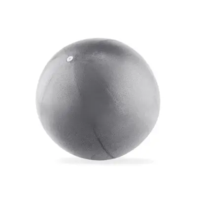 Piłka do pilatesu z pompką - INFLABALL - kolor srebrny