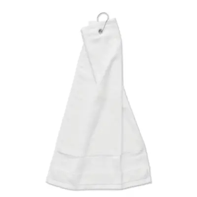 Bawełniany ręcznik golfowy - HITOWGO - kolor biały