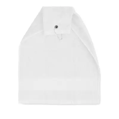 Bawełniany ręcznik golfowy - HITOWGO - kolor biały