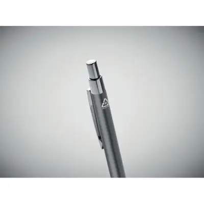 Długopis z aluminium recykling kolor tytanowy