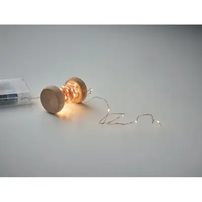 Sznur lampek LED 5m - FAIRY - kolor brązowy