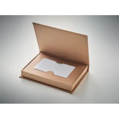 Pudełko na karty upominkowe kolor beżowy