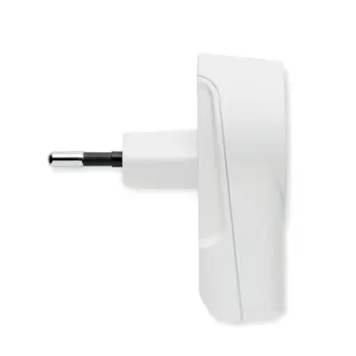 Ładowarka Euro USB (2xA) kolor biały
