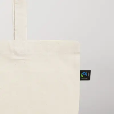 Torba bawełniana Fairtrade - OSOLE - kolor beżowy