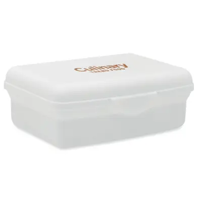 Lunch box z PP recykling 800ml - CARMANY - kolor biały